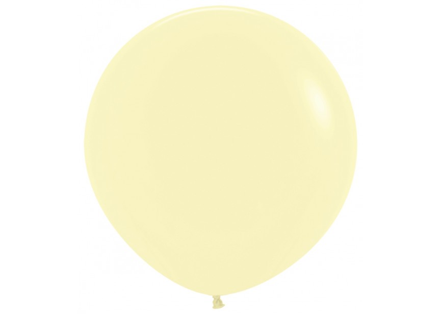 SempertexEurope-620-PastelMatte-Yellow-36inch-R36620-LatexBalloon