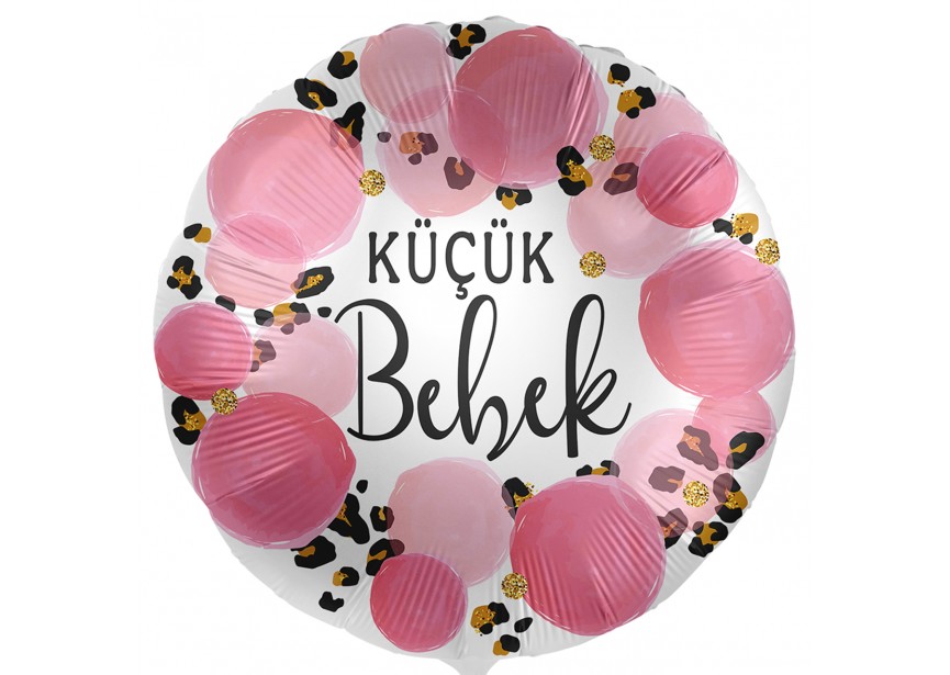 Sempertex-Folie-Betallic-Anagram-Flexmetal-Balloons-Shape-Baby-Küçük Bebek-Pink