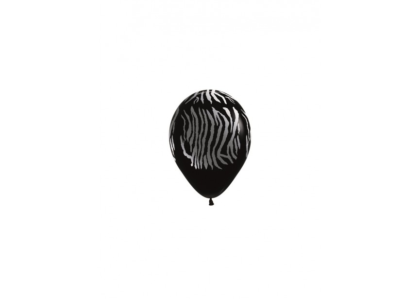 SempertexEurope-AnimalPrint-Black-080-5inch-R5ANIMAL-LatexBalloon