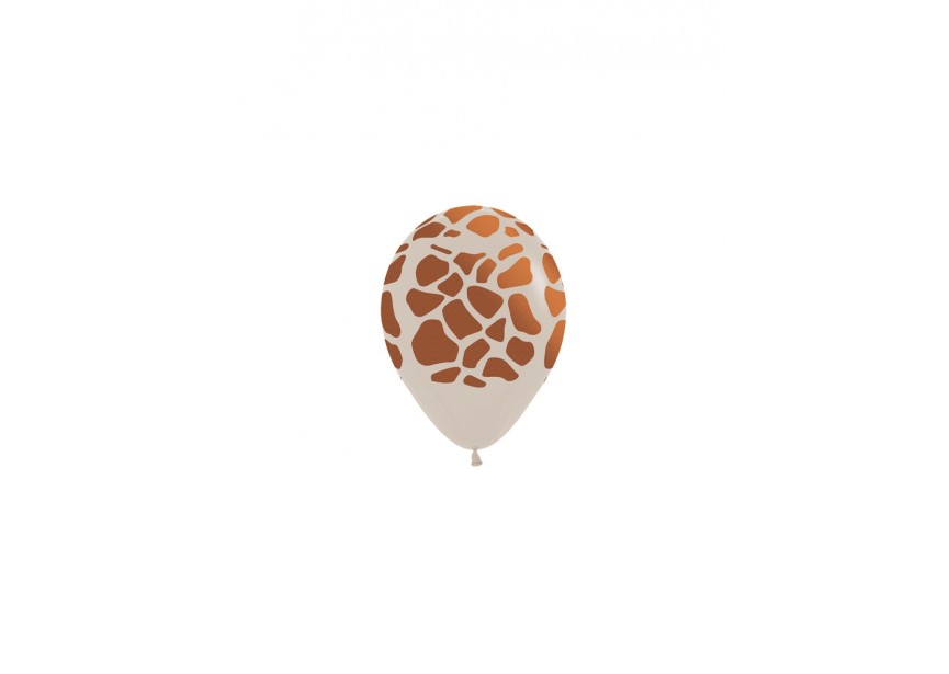 SempertexEurope-AnimalPrint-WhiteSand-071-5inch-R5ANIMAL-LatexBalloon