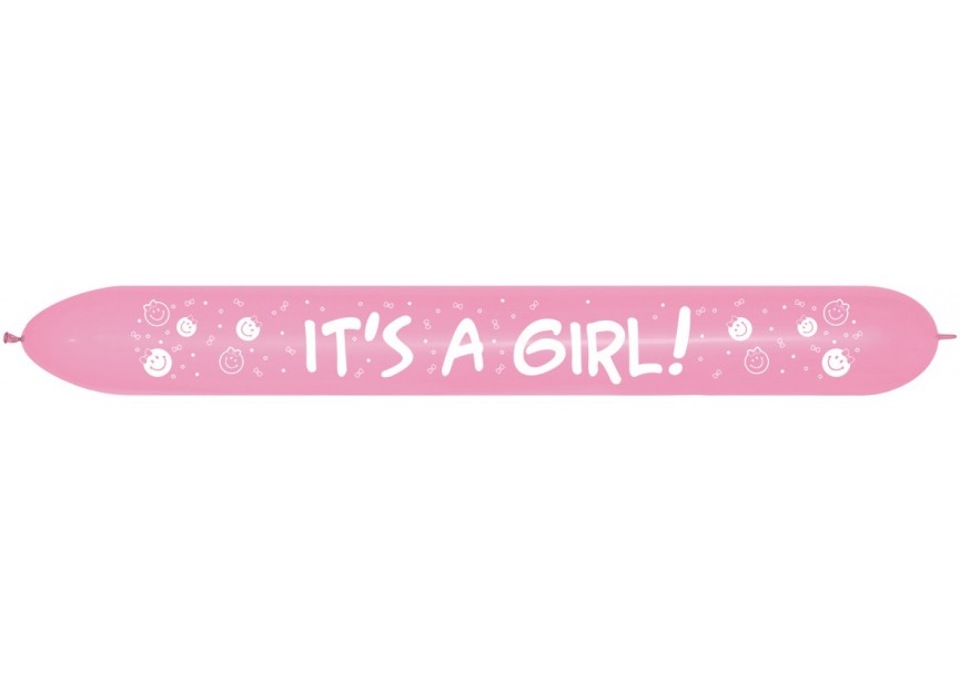 Link-O-Loon - Its a Girl - Bubblegum Rosa - 3 St.