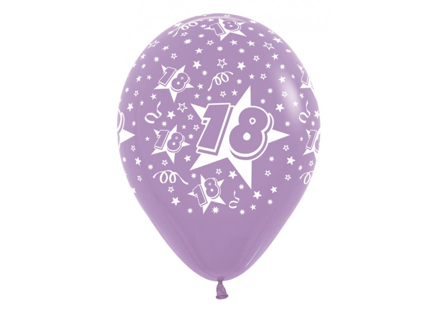 SempertexEurope-Number18-Lilac-050-12inch-R1218-LatexBalloon