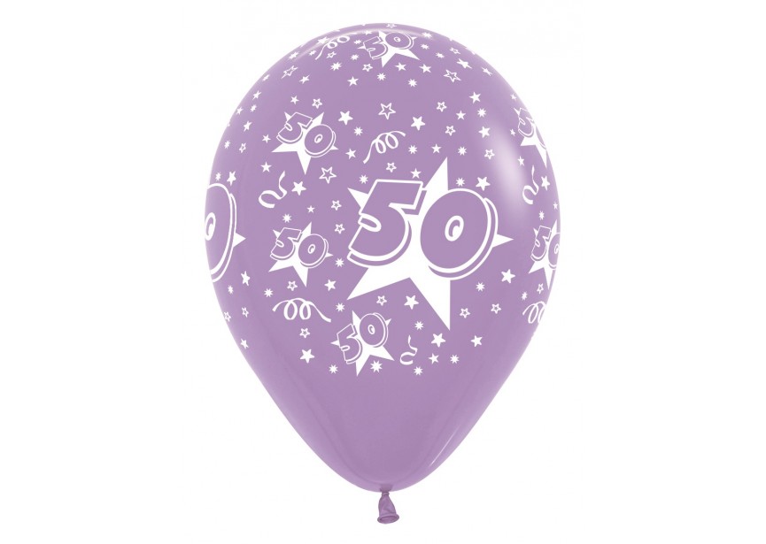 SempertexEurope-Number50-Lilac-050-12inch-R1250-LatexBalloon