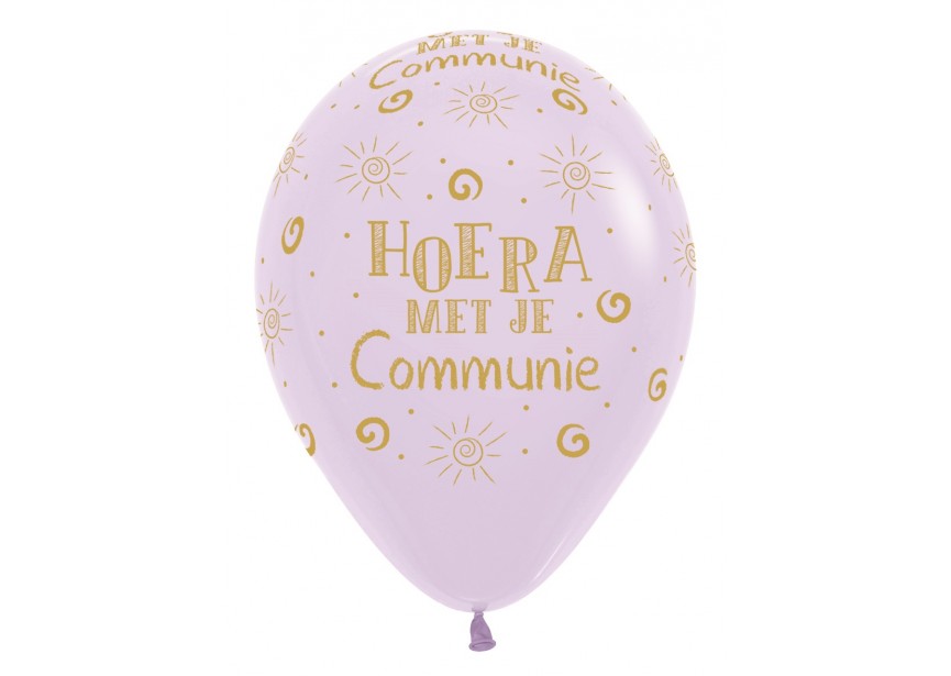 SempertexEurope-HoeraMetJeCommunie-PastelMatte-Lilac-650-12inch-R12HC650-LatexBalloon