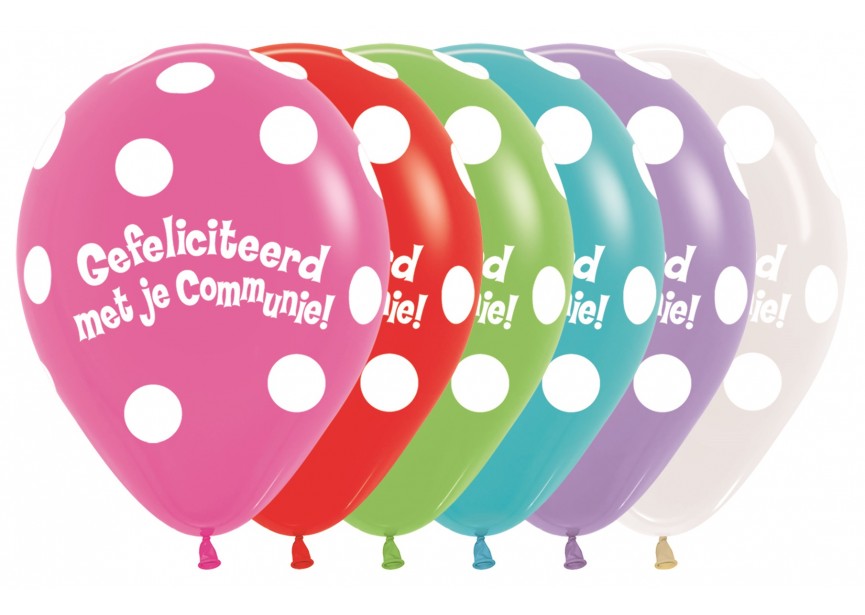 SempertexEurope-Communie-PolkaDots-Assortment-12inch-R12CO000-LatexBalloon