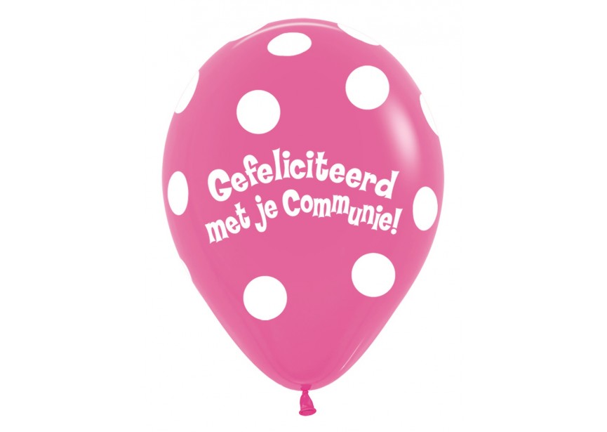 SempertexEurope-Communie-PolkaDots-Fuchsia-012-12inch-R12CO012-LatexBalloon