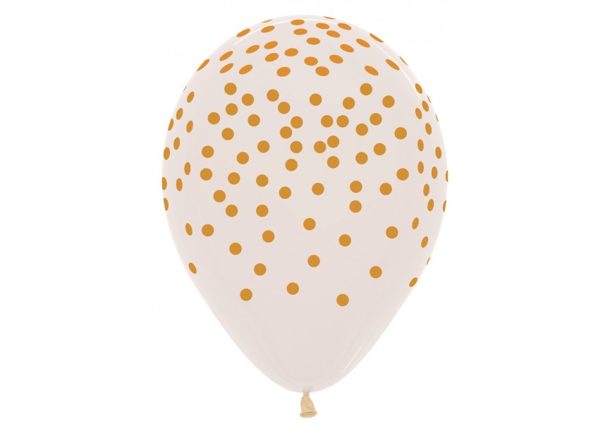 SempertexEurope-Confetti-GoldPrint-CrystalClear-390-12inch-R12CONF390-LatexBalloon