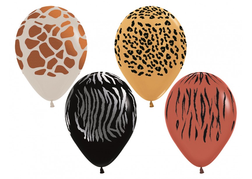 SempertexEurope-AnimalPrint-Assortment-12inch-R12ANIMAL-LatexBalloon-1