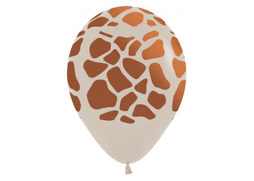 SempertexEurope-AnimalPrint-WhiteSand-071-12inch-R12ANIMAL-LatexBalloon