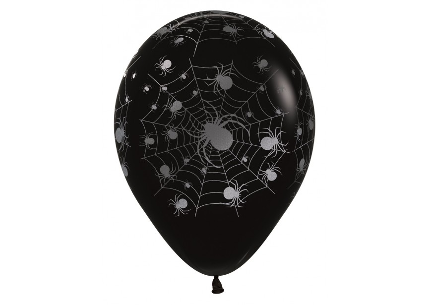 SempertexEurope-Spider-Black-080-12inch-R12WEB080-LatexBalloon