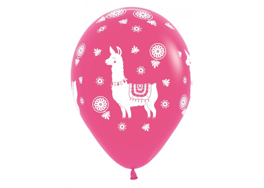 SempertexEurope-Lama-Fuchsia-012-12inch-R12LAMA-LatexBalloon