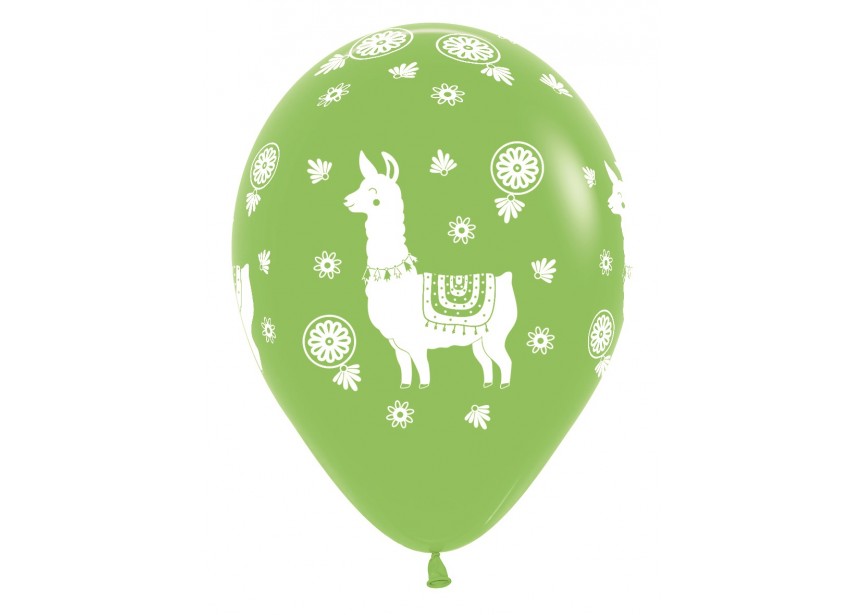 SempertexEurope-Lama-LimeGreen-031-12inch-R12LAMA-LatexBalloon