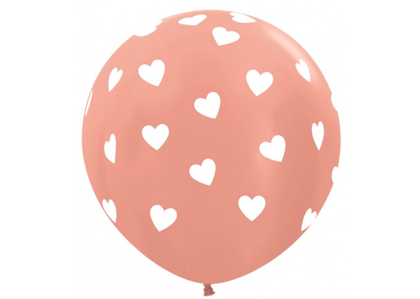 SempertexEurope-ClassicHearts-Metallic-RoseGold-568-36inch-R36CLASSIC568-LatexBalloon