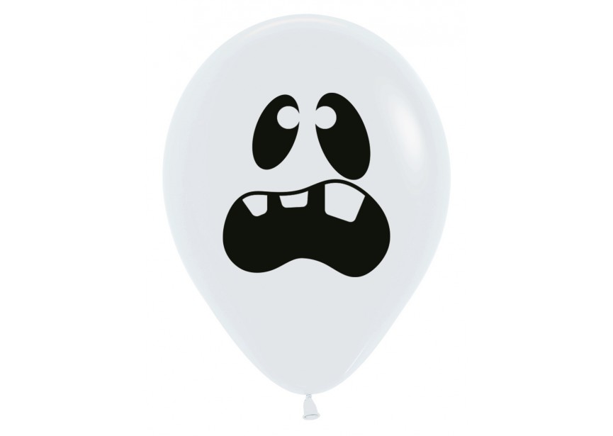 SempertexEurope-Ghosts-Face1-12inch-R12GHOST-LatexBalloon