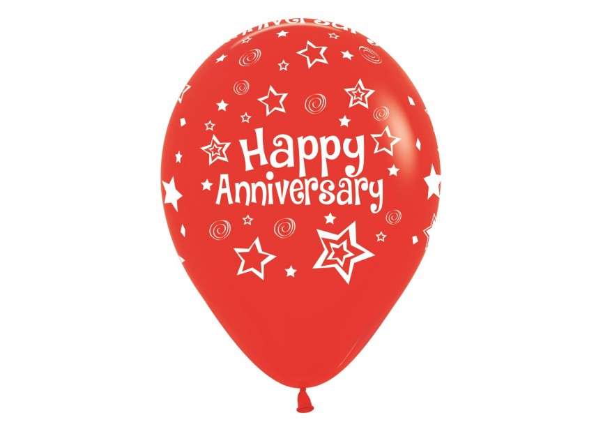 SempertexEurope-HappyAnniversary-Red-015-12inch-R12ANNIV-LatexBalloon