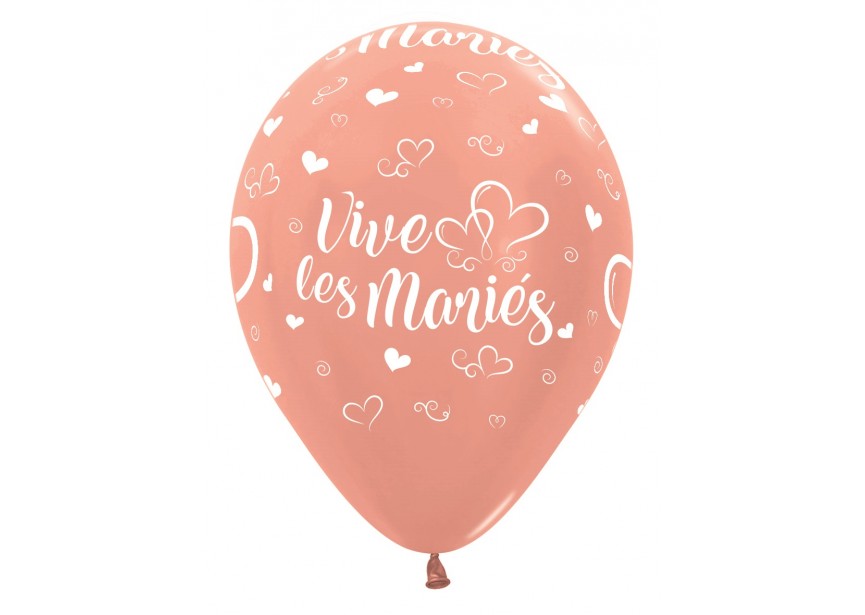 SempertexEurope-ViveLesMaries-Metallic-RoseGold-568-12inch-R12VM568-LatexBalloon