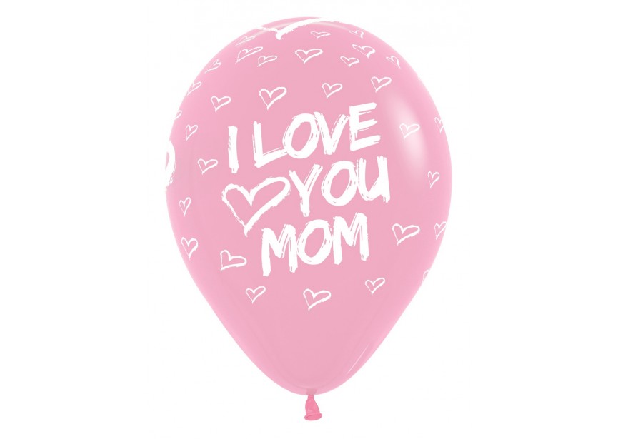 SempertexEurope-ILoveYouMom-BubblegumPink-009-12inch-R12MOM-LatexBalloon