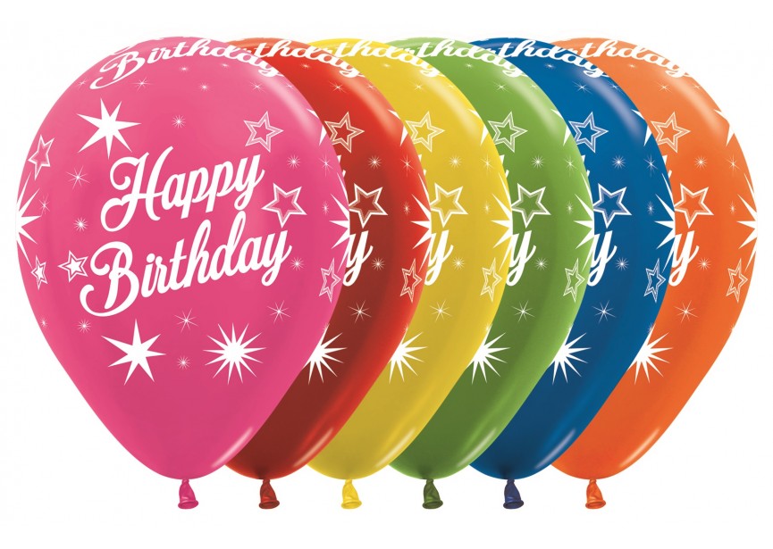 SempertexEurope-HappyBirthday-Sparkle-Assortment-12inch-R12HBSPARK-LatexBalloon