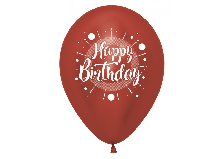 SempertexEurope-HappyBirthday-Multicolor-915-12inch-R12HBMULTI-LatexBalloon