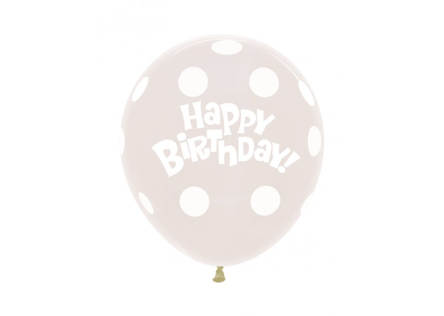 SempertexEurope-BirthdayDots-CrystalClear-390-18inch-R18HD390-LatexBalloon