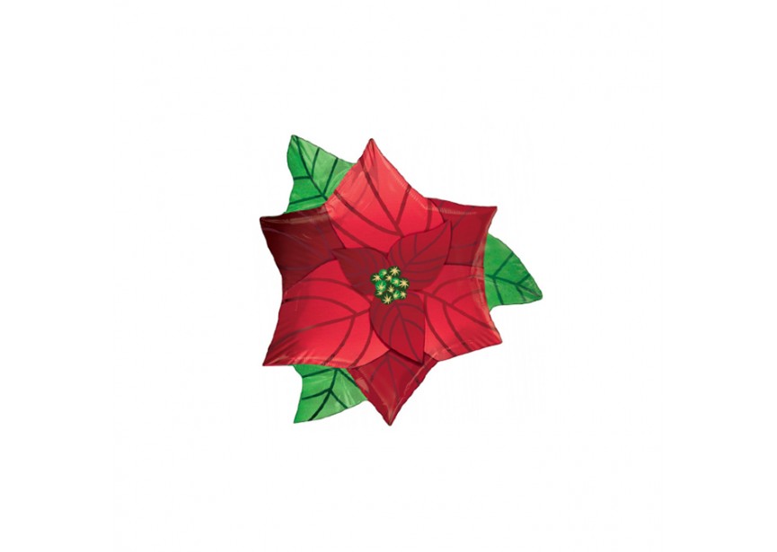 Sempertex-Folie-Betallic-Anagram-Flexmetal-Balloons-Shape-Flexmetal-Shape-Poinsettia-Satin-12inch