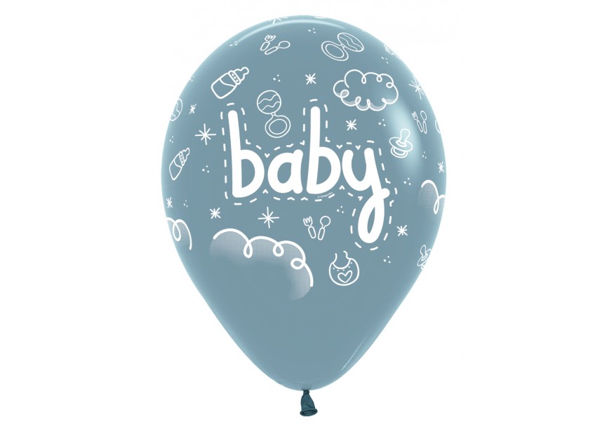 SempertexEurope-Baby-PastelDuskBlue-140-12inch-R12BABY140-LatexBalloon