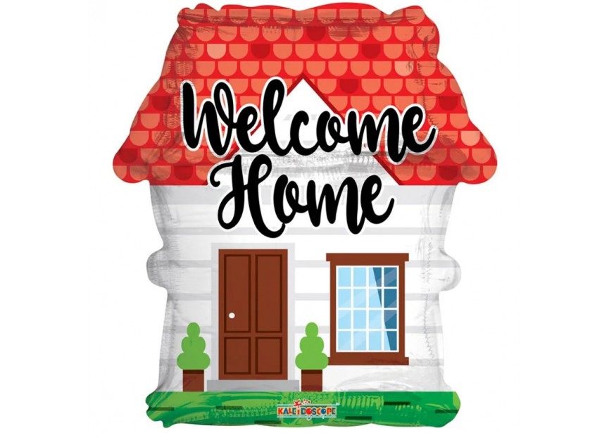 Sempertex-Folie-Betallic-Anagram-Flexmetal-Balloons-Shape-WelcomeHome-House