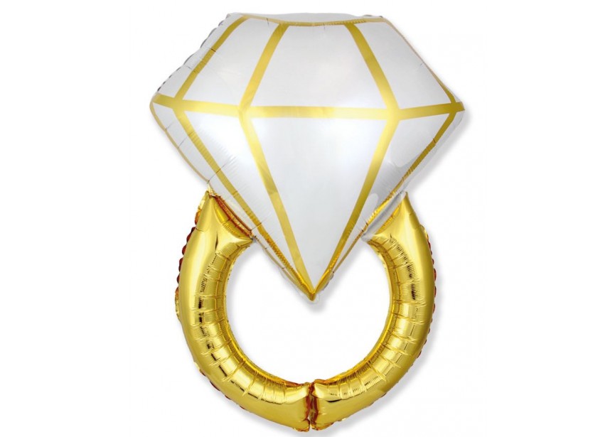 Sempertex-Folie-Betallic-Anagram-Flexmetal-Balloons-Shape-Ring_Gold