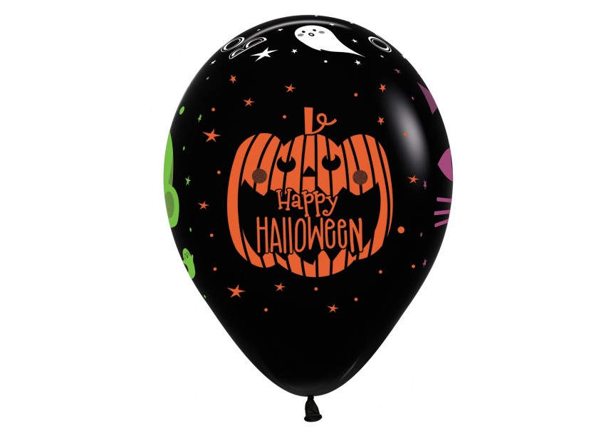 SempertexEurope-HappyHalloween-Friends-Black-080-12inch-R12HALLOWF-LatexBalloon-1