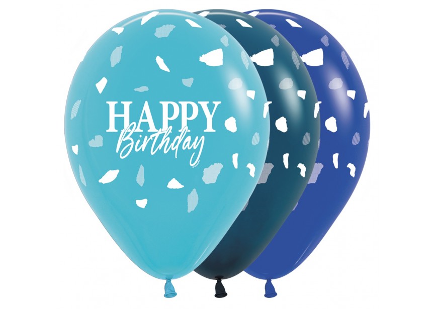 SempertexEurope-HappyBirthday-Terrazo-Blue-Assortment-12inch-R12HBTZB-LatexBalloon