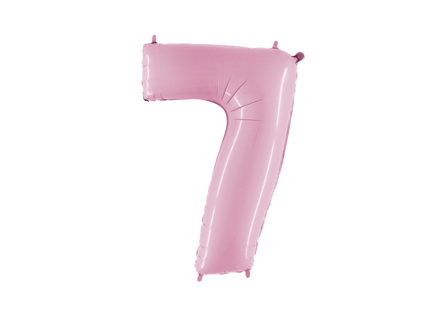 Number 7 - Pink - 102cm