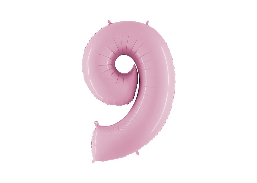 Number 9 - Pink - 102cm