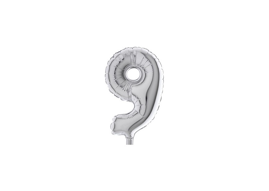 Sempertex-Folie-Betallic-Anagram-Flexmetal-Balloons-Shape-Letter-Silver-7inch-9