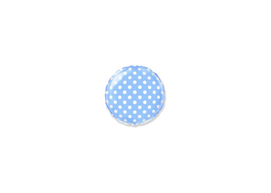 Sempertex-ballonnen-groothandel-ballon-distributeur-qualatex-modelleerballonnen-Airfill- Inflated - Polka Dots- pastel blauw