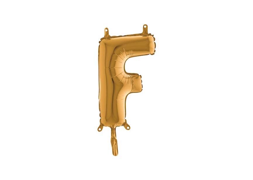 Letter F - Gold - 35cm