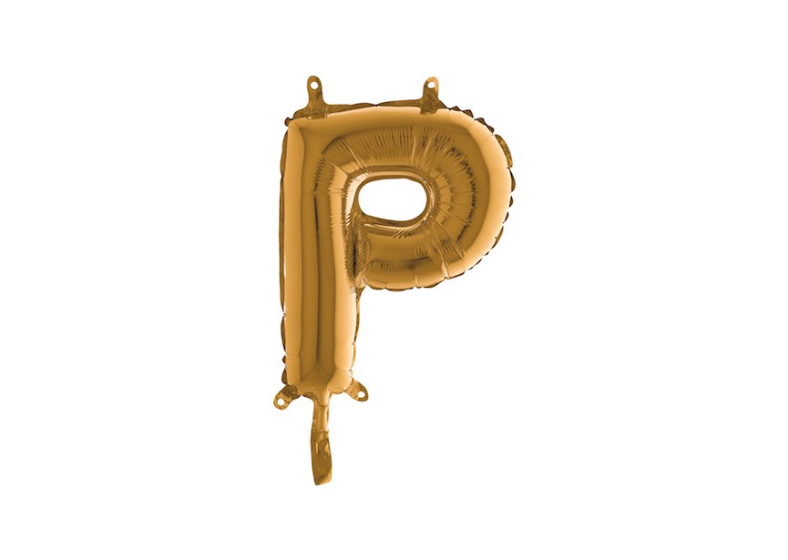 Letter P - Gold - 35cm