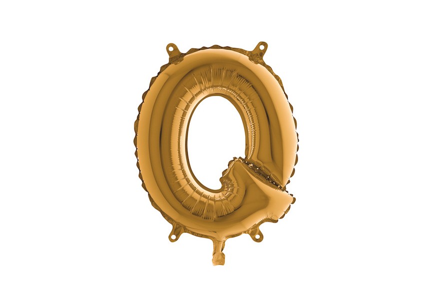 Letter Q - Gold - 35cm