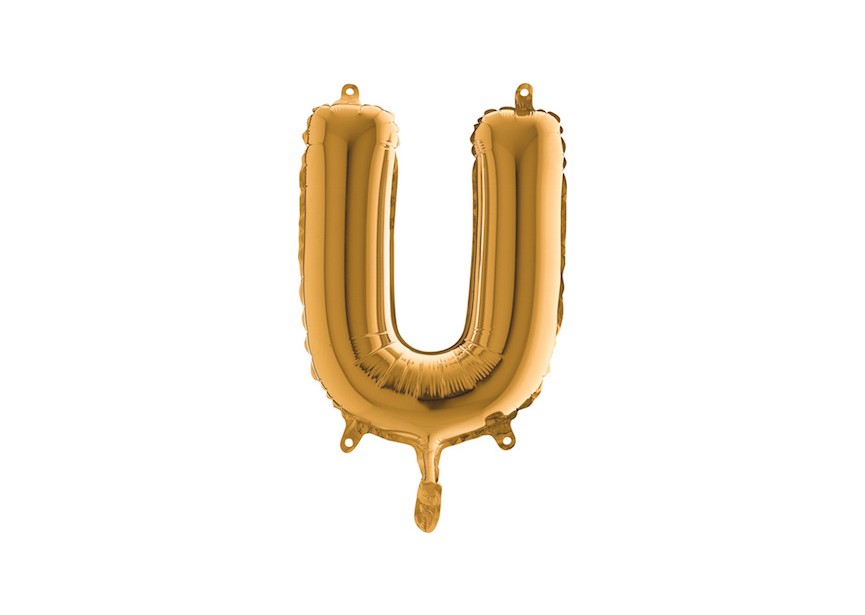 Buchstabe U - Gold - 35cm