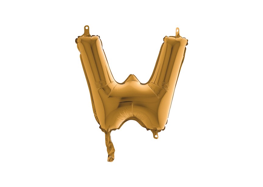 Letter W - Gold - 35cm