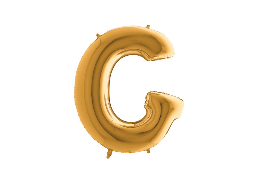 Letter G - Gold - 101cm