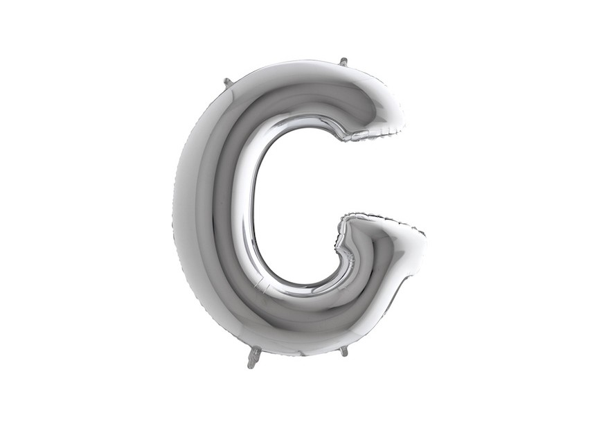 Letter G - Silver - 101cm