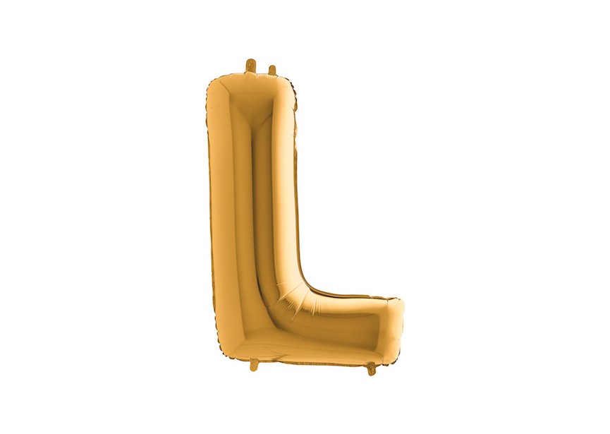 Letter L - Gold - 101cm